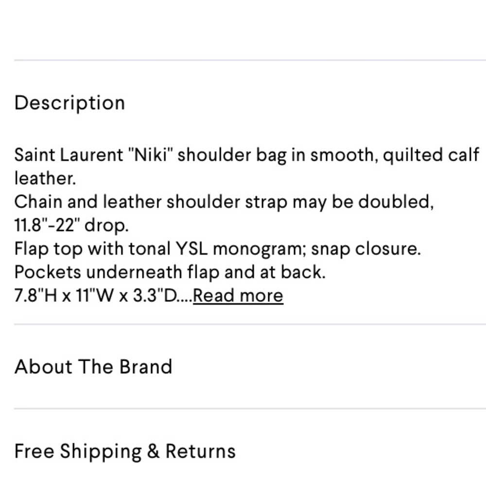 YSL Med Nikki bag - Picture 9 of 17